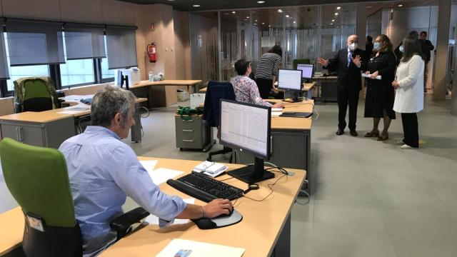 Oficina de la Seguridad Social en A Coruña.