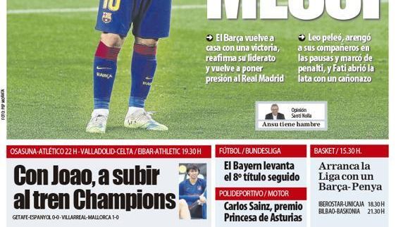 La portada del diario Mundo Deportivo (17/06/2020)