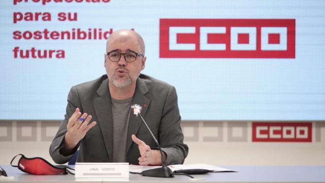 El secretario general de CCOO, Unai Sordo.