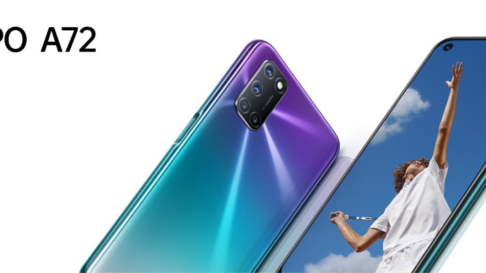 Nuevo OPPO A72: pantalla perforada, gran batería y precio ajustado
