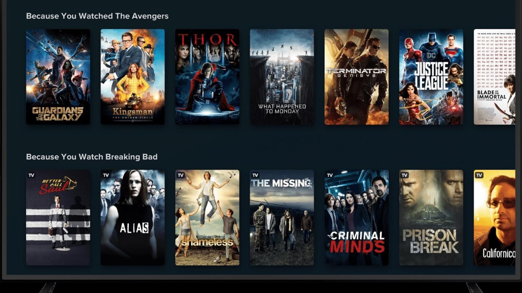 Las mejores recomendaciones de Netflix, Disney+ y más en esta app para Android TV