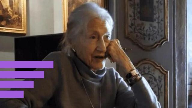 Anna Bulgari Calissoni, en una de sus últimas entrevistas a un diario griego.