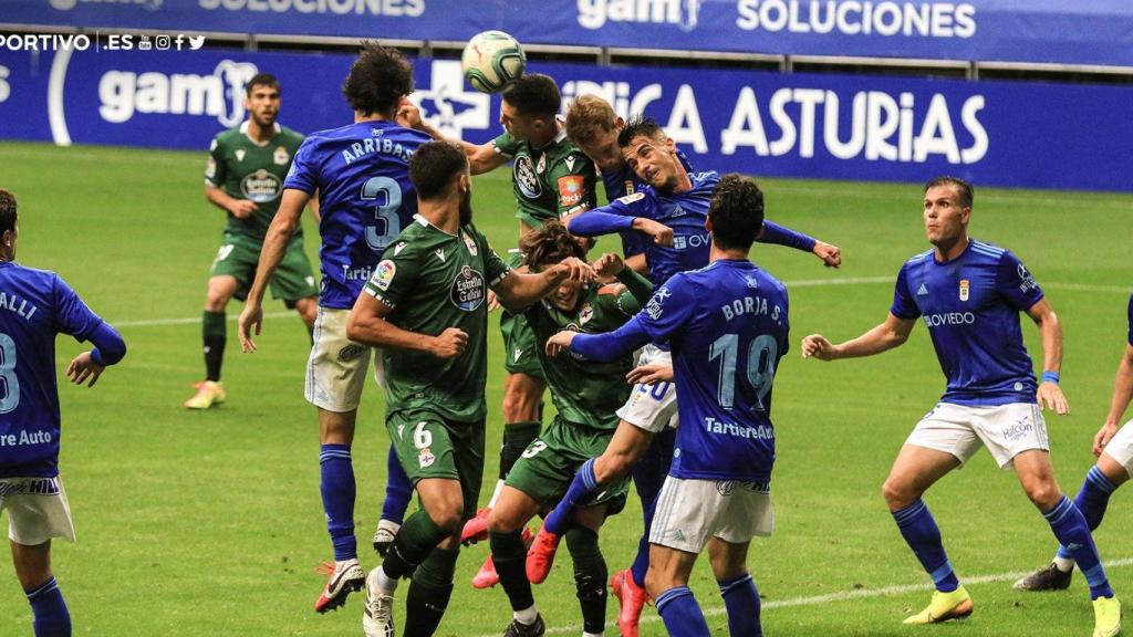 Imagen de archivo de un Oviedo-Dépor.