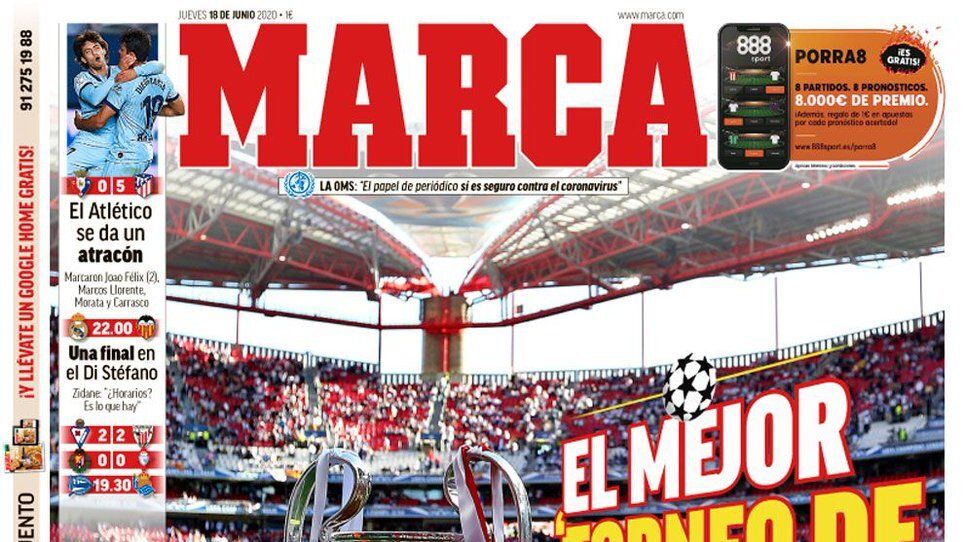 Portada MARCA (18/06/20)