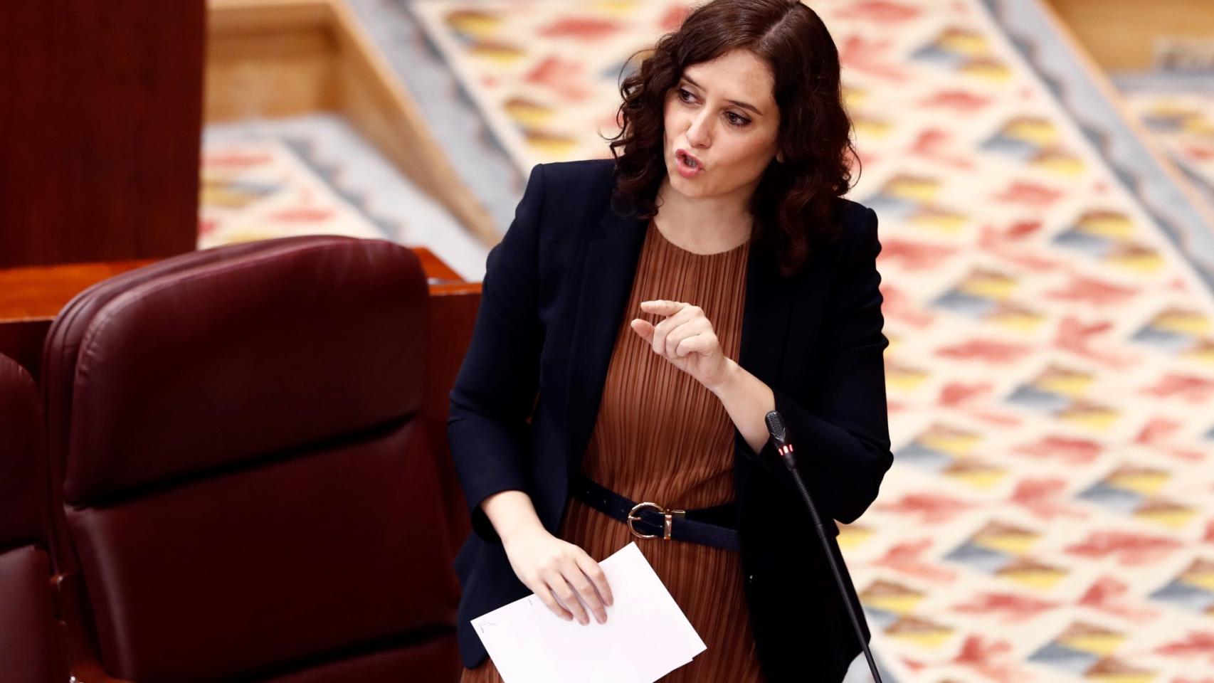 La presidenta de la Comunidad de Madrid, isabel Díaz Ayuso. Efe.