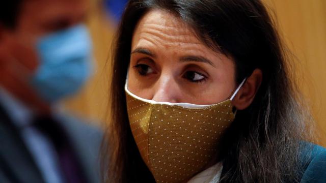 Irene Montero, ministra de Igualdad, durante su comparecencia en la Comisión de Reconstrucción.