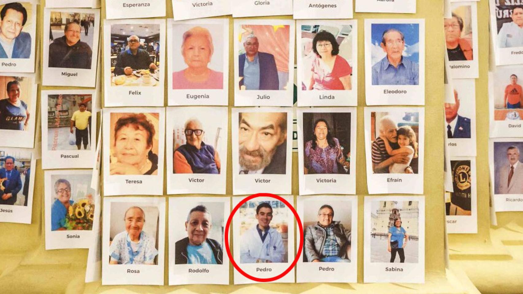 La fotografía del actor porno está en la catedral de Lima