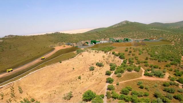 Recreación de la planta de San José Valdeflórez de Infinity Lithium.