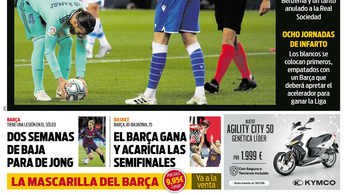 Portada Sport (22/06/20)