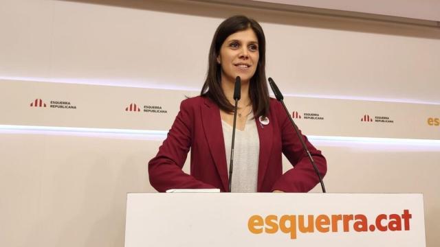 La secretaria general adjunta y portavoz de ERC, Marta Vilalta. Efe.