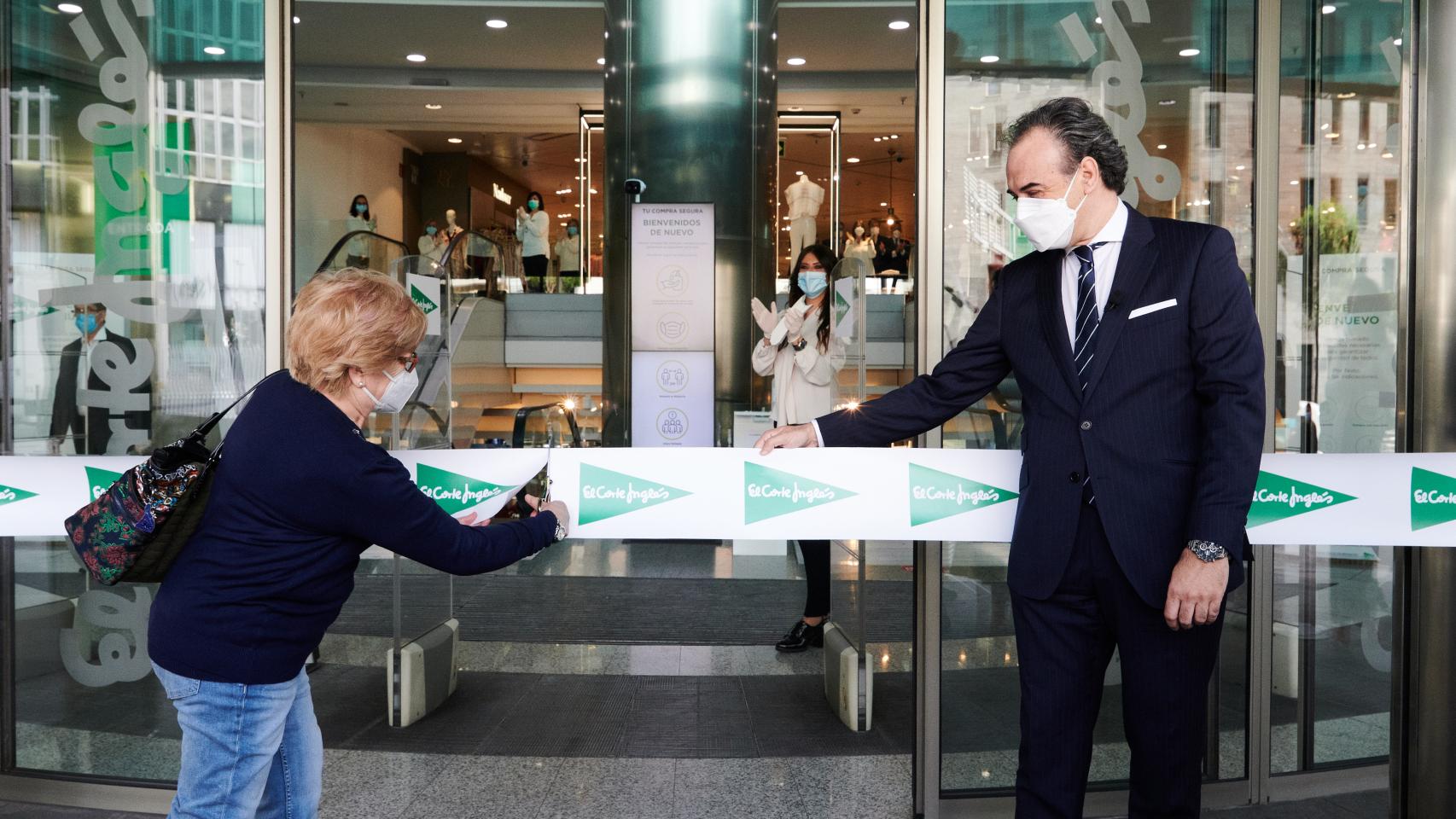 Reinauguración de El Corte Inglés de Castellana.