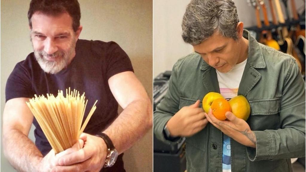Antonio Banderas y Alejandro Sanz han colaborado en la campaña 'Ningún hogar sin alimentos'