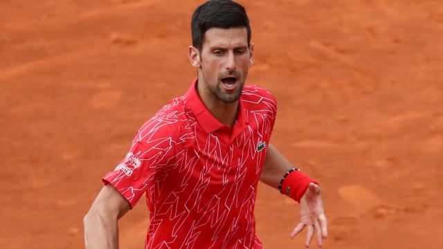 Novak Djokovic, durante un partido del Adria Tour