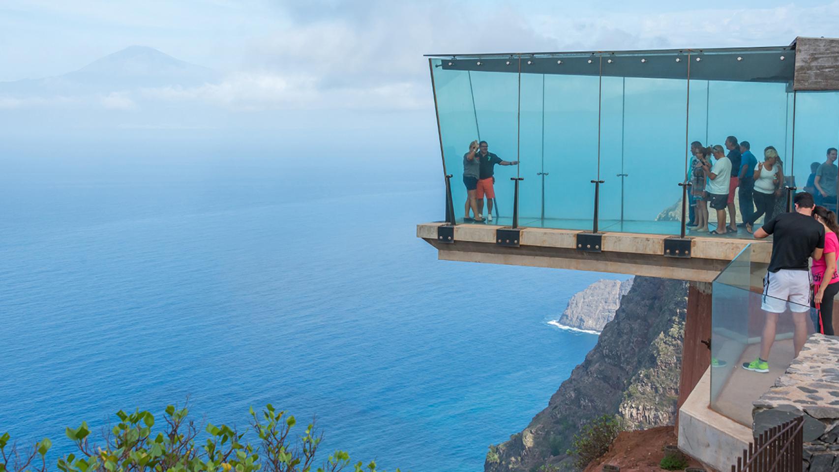 Mirador de Abrante en la isla canaria de La Gomera, donde se realizará esta prueba piloto.
