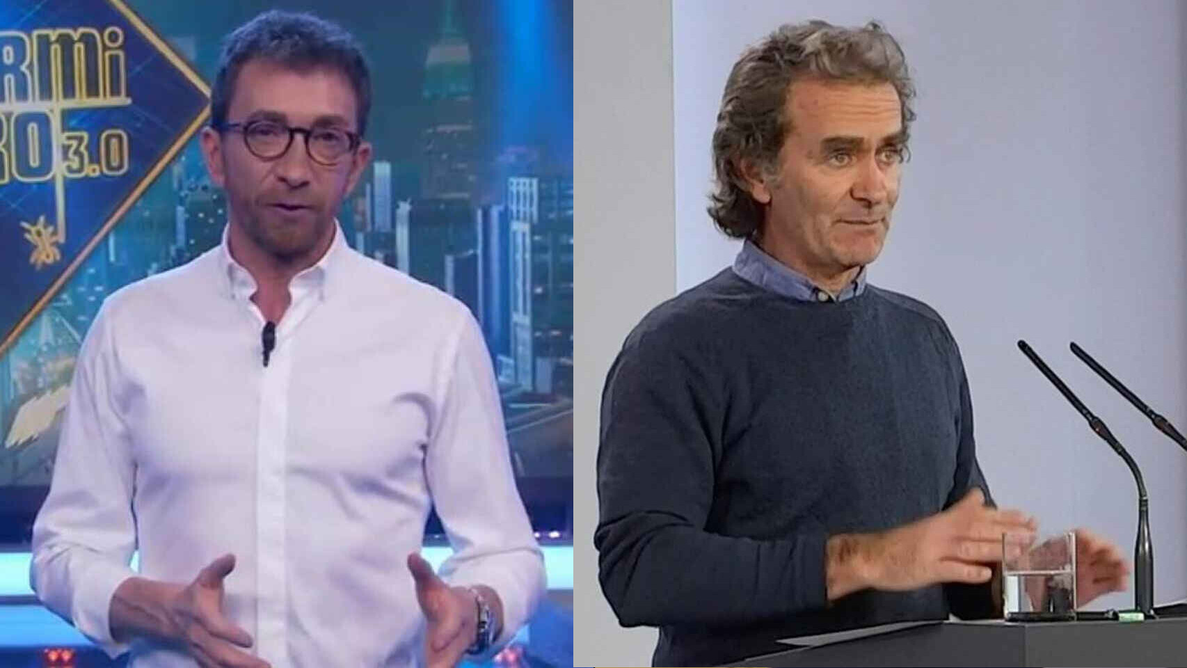 Pablo Motos y Fernando Simón.