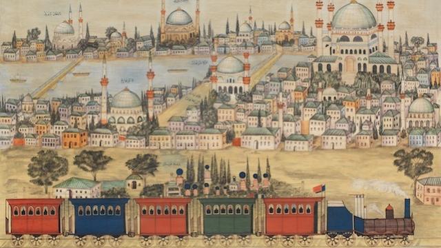 Ilustración del Orient-Express.