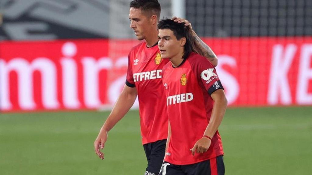 Luka Romero, en su debut como futbolista en un partido de Primera División