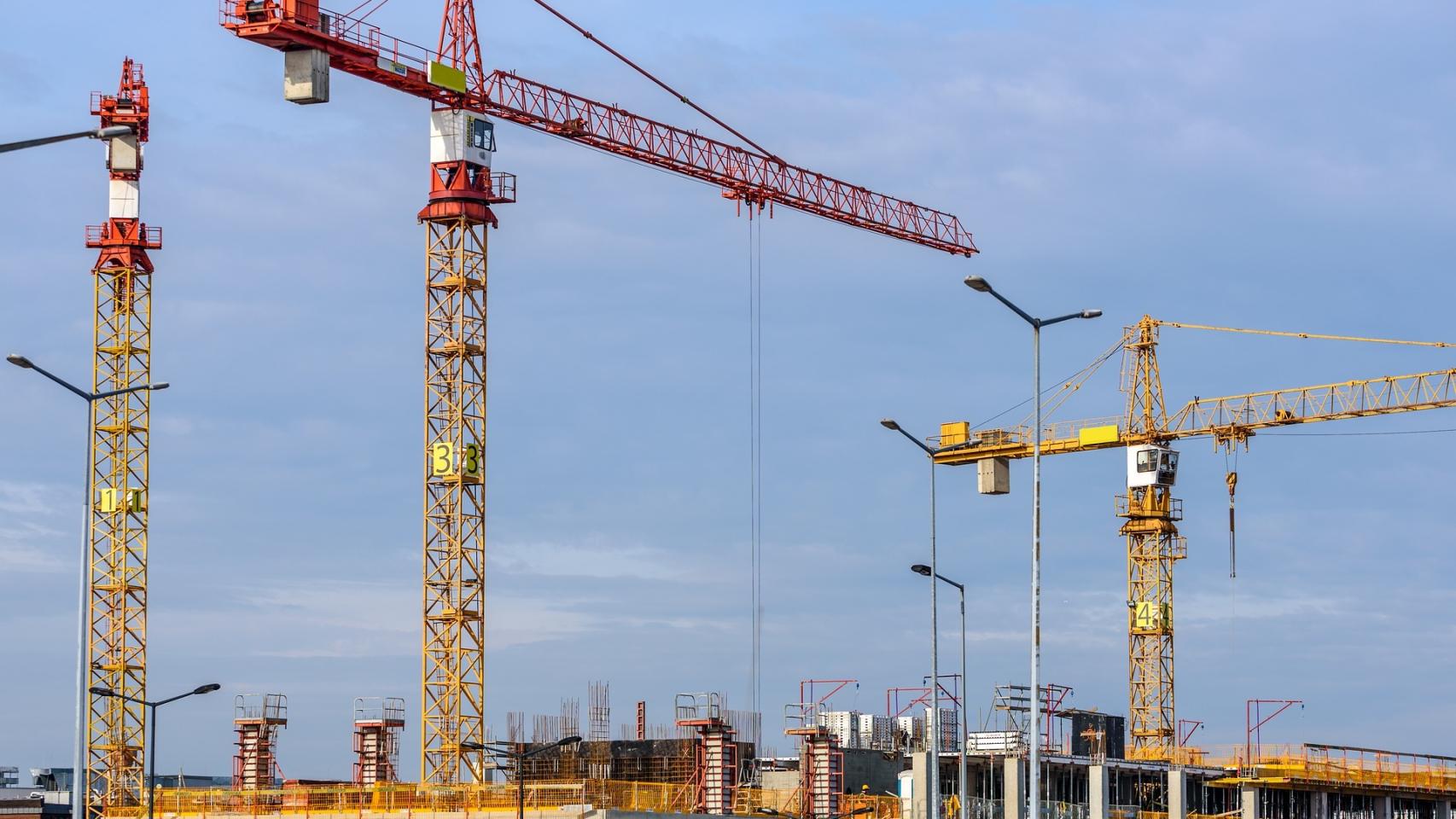 Imagen de una promoción en fase de construcción.