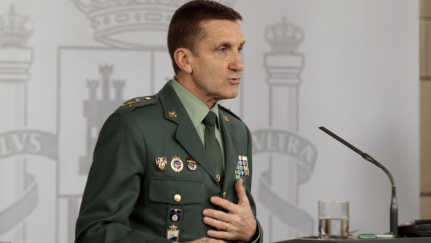 El general José Manuel Santiago.
