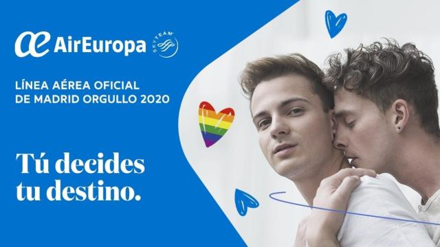 Air Europa, aerolínea oficial del Orgullo.