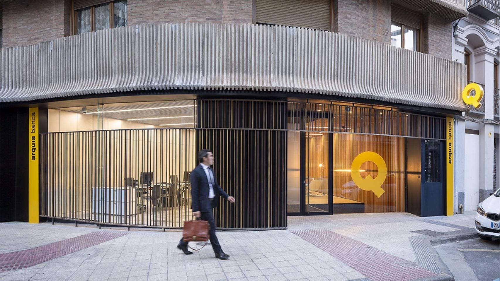 Sucursal de Arquia Banca en Zaragoza.
