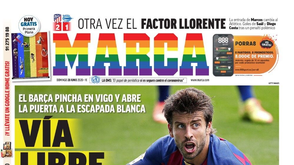 Portada MARCA (28/06/20)