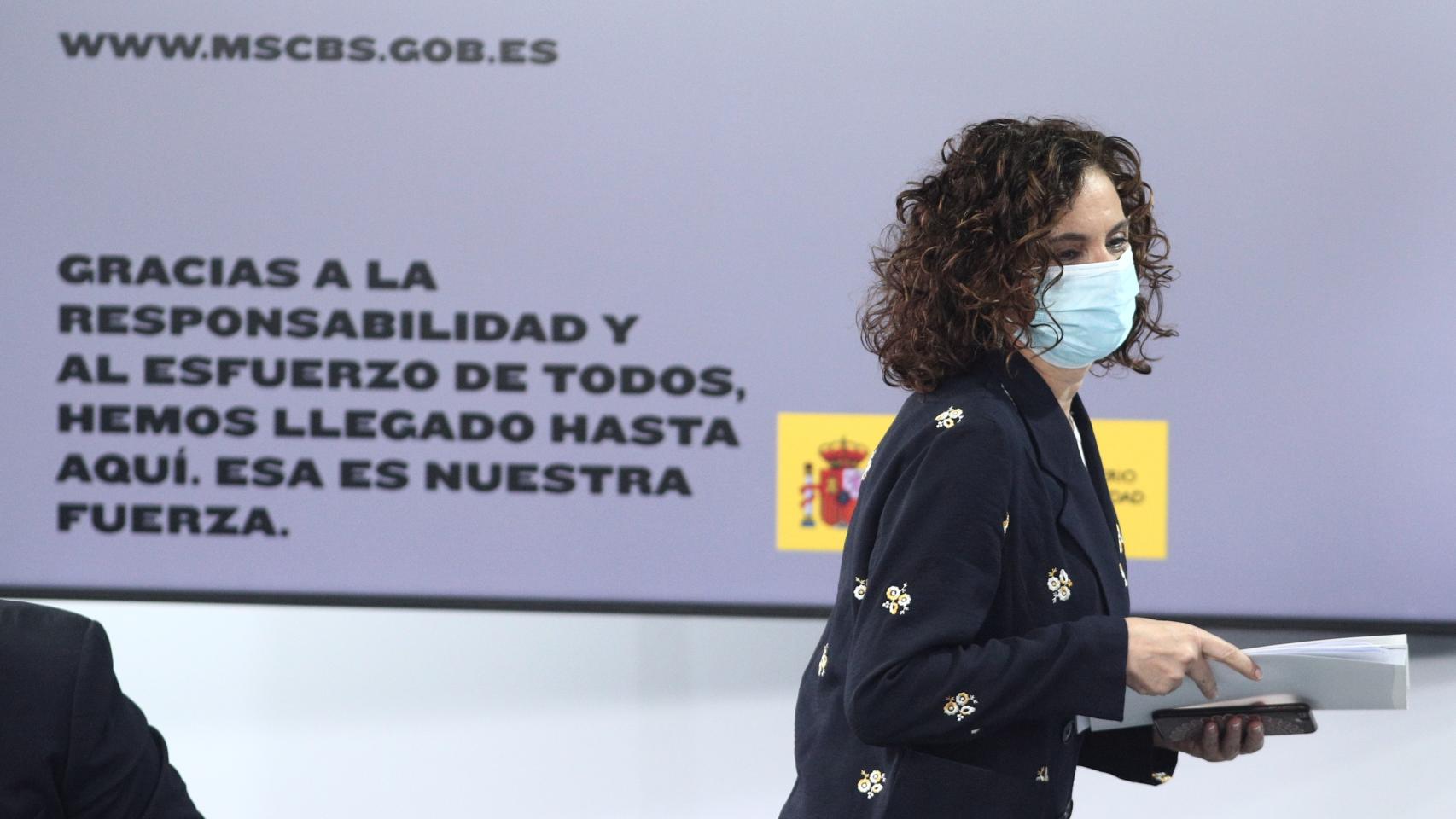 María Jesús Montero, ministra de Hacienda.