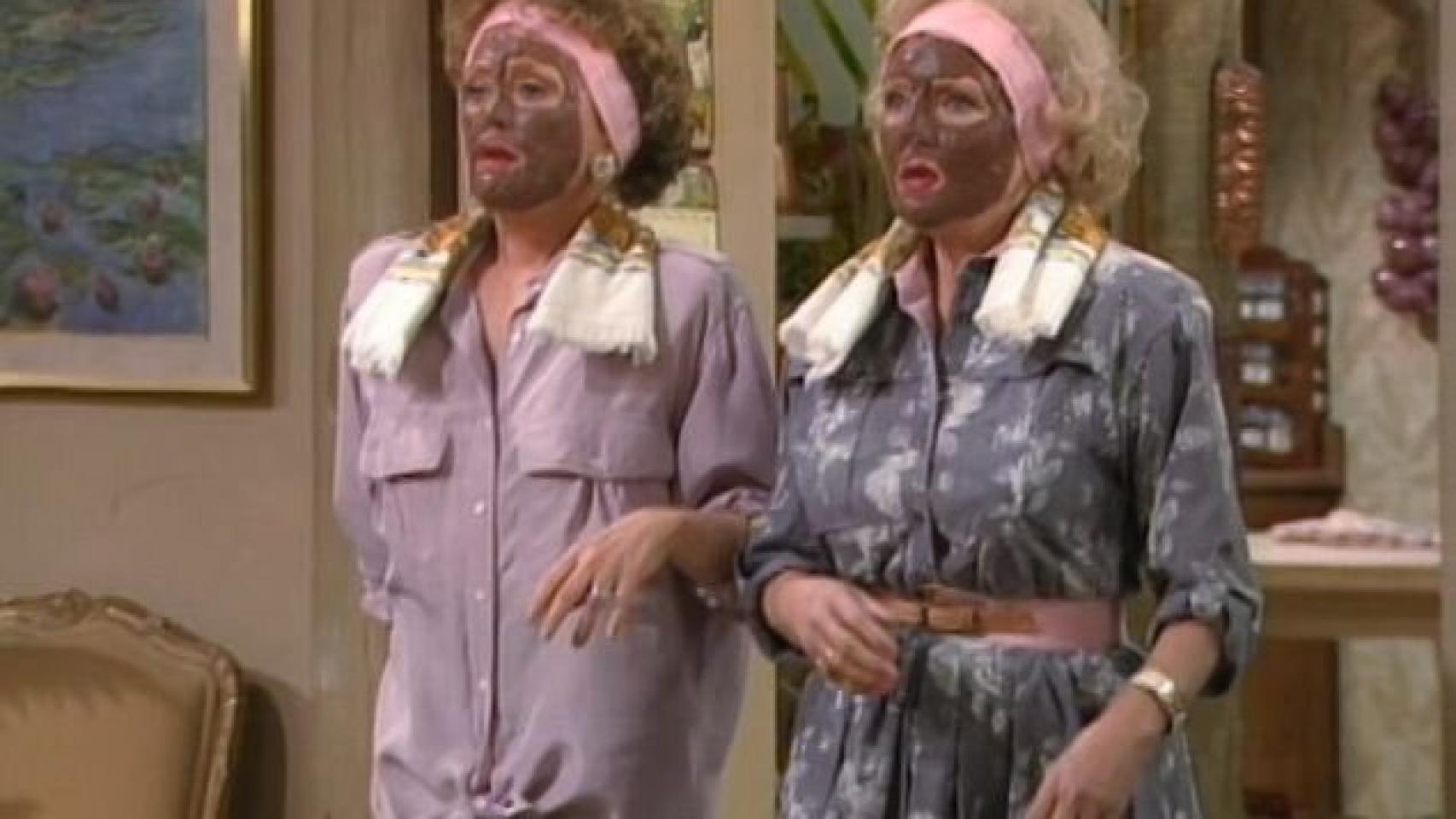 El momento de la polémica en Las chicas de oro.