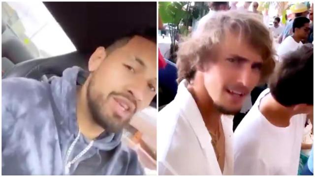 Kyrgios y Zverev