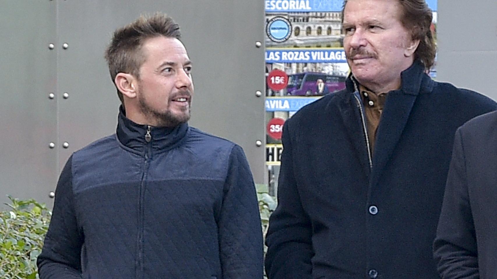Edmundo Arrocet y Alexis Ledgard por las calles de Madrid en diciembre del 2016.