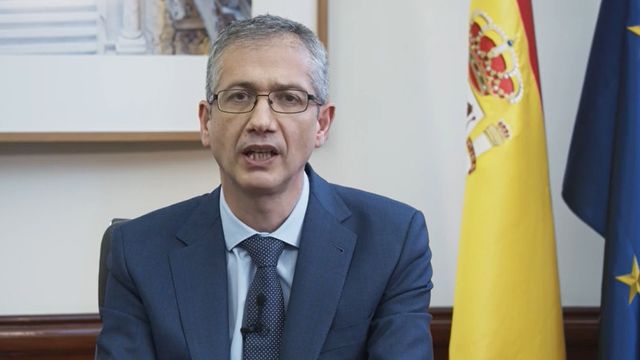 El gobernador del Banco de España, Pablo Hernández de Cos.
