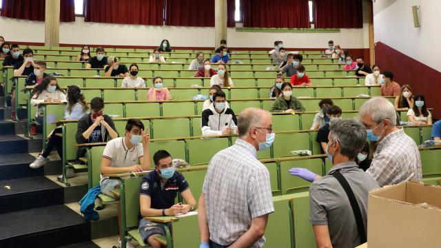 Prueba de la EBAU en León