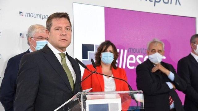 El presidente de C-LM, Emiliano García-Page, este miércoles en Illescas