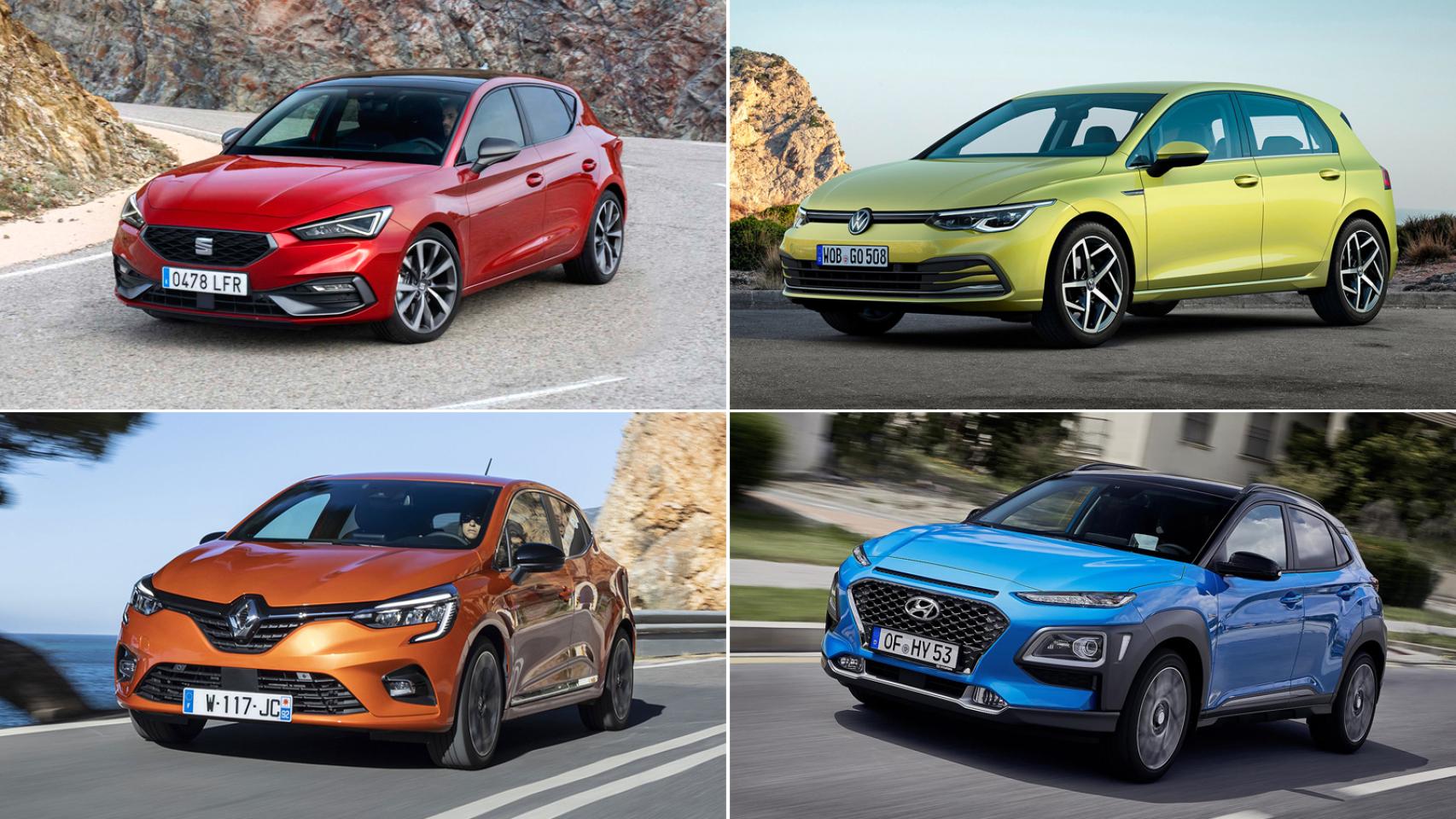 Coches más vendidos en junio de 2020.