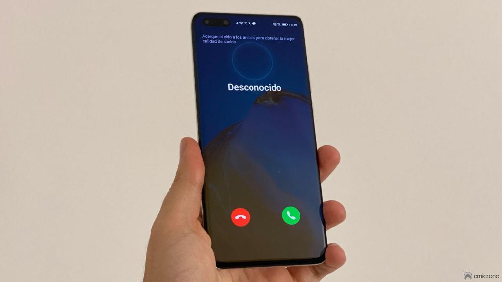 Llamada de número oculto.