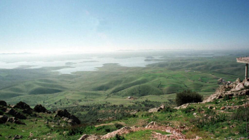 Vista aérea de la 'Siberia Extremeña'