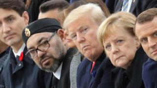 El rey Mohamed VI y el presidente americano, Donald Trump.