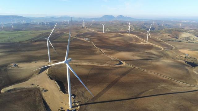 Parque eólico de Los Arcos (Málaga).