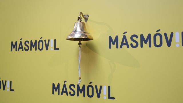 La campana del estreno en bolsa de MásMóvil.