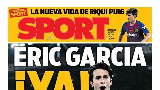 La portada del diario SPORT (04/07/2020)