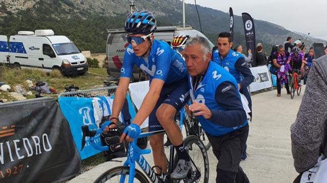 Pep Toni Escandell, auxiliar del equipo Movistar