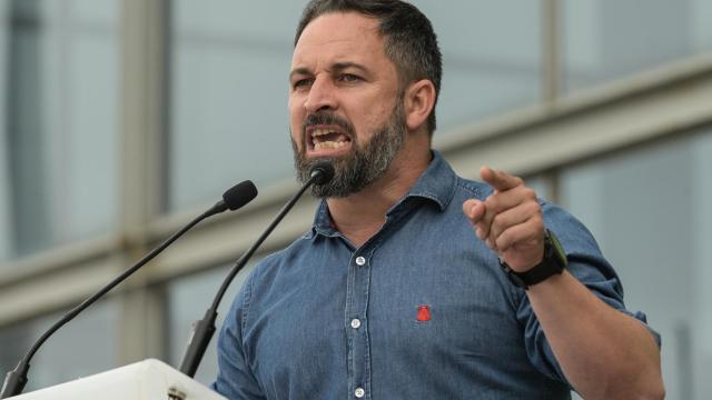 Santiago Abascal en A Coruña.
