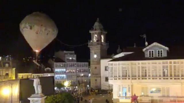 Lanzamiento del Globo en una edición anterior.