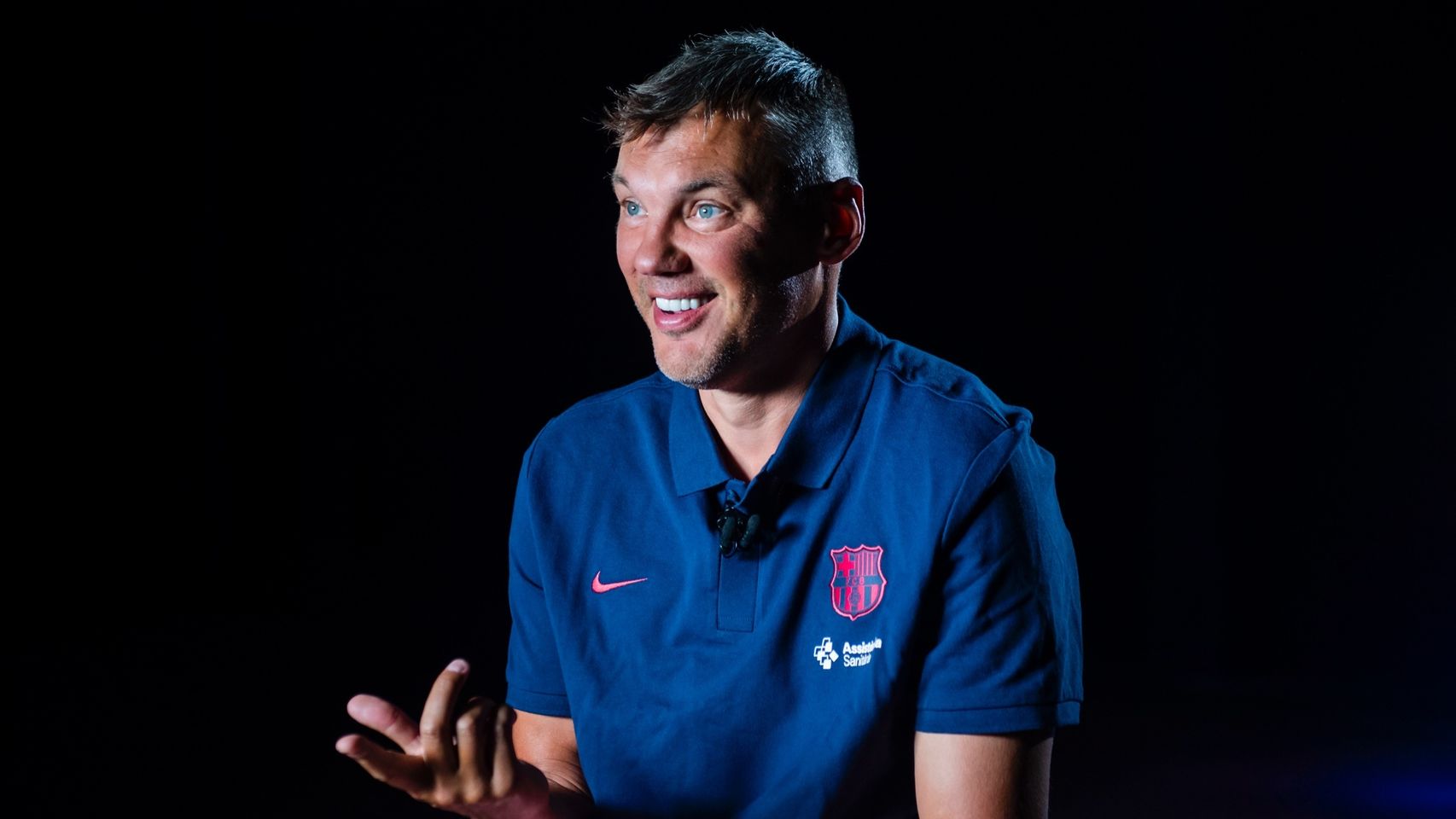 Saras Jasikevicius, entrenador del FC Barcelona de Baloncesto