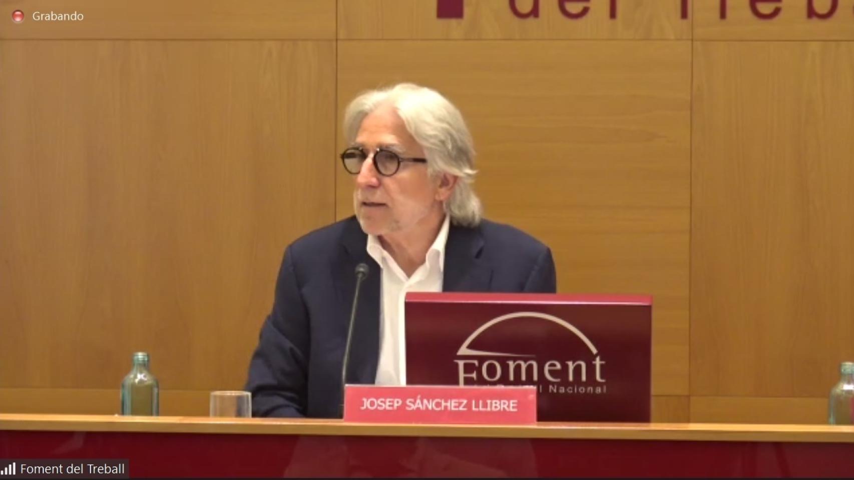El presidente de Foment del Treball, Josep Sánchez-Llibre.