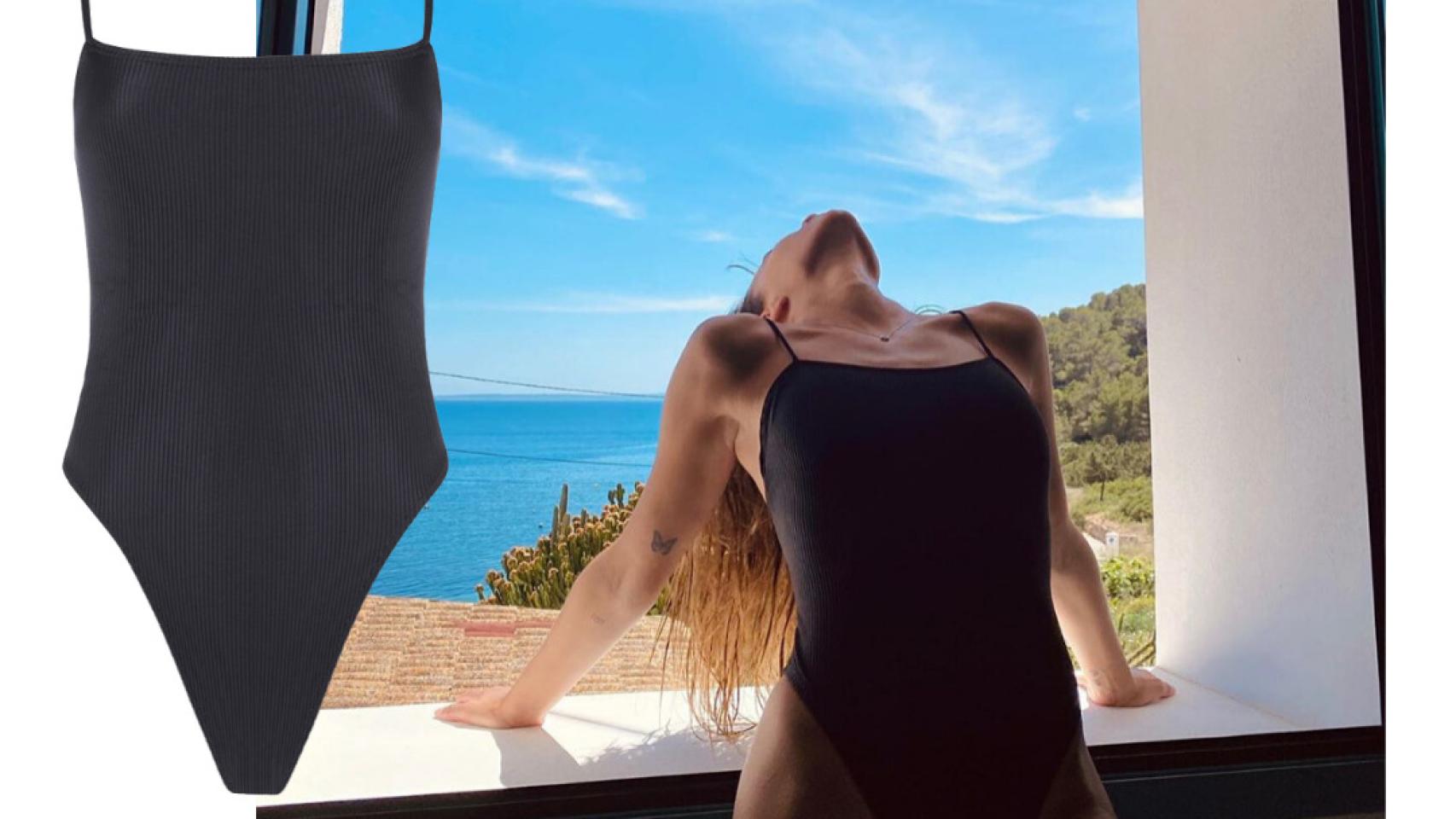 Aitana Ocaña presume de cuerpazo en bañador.