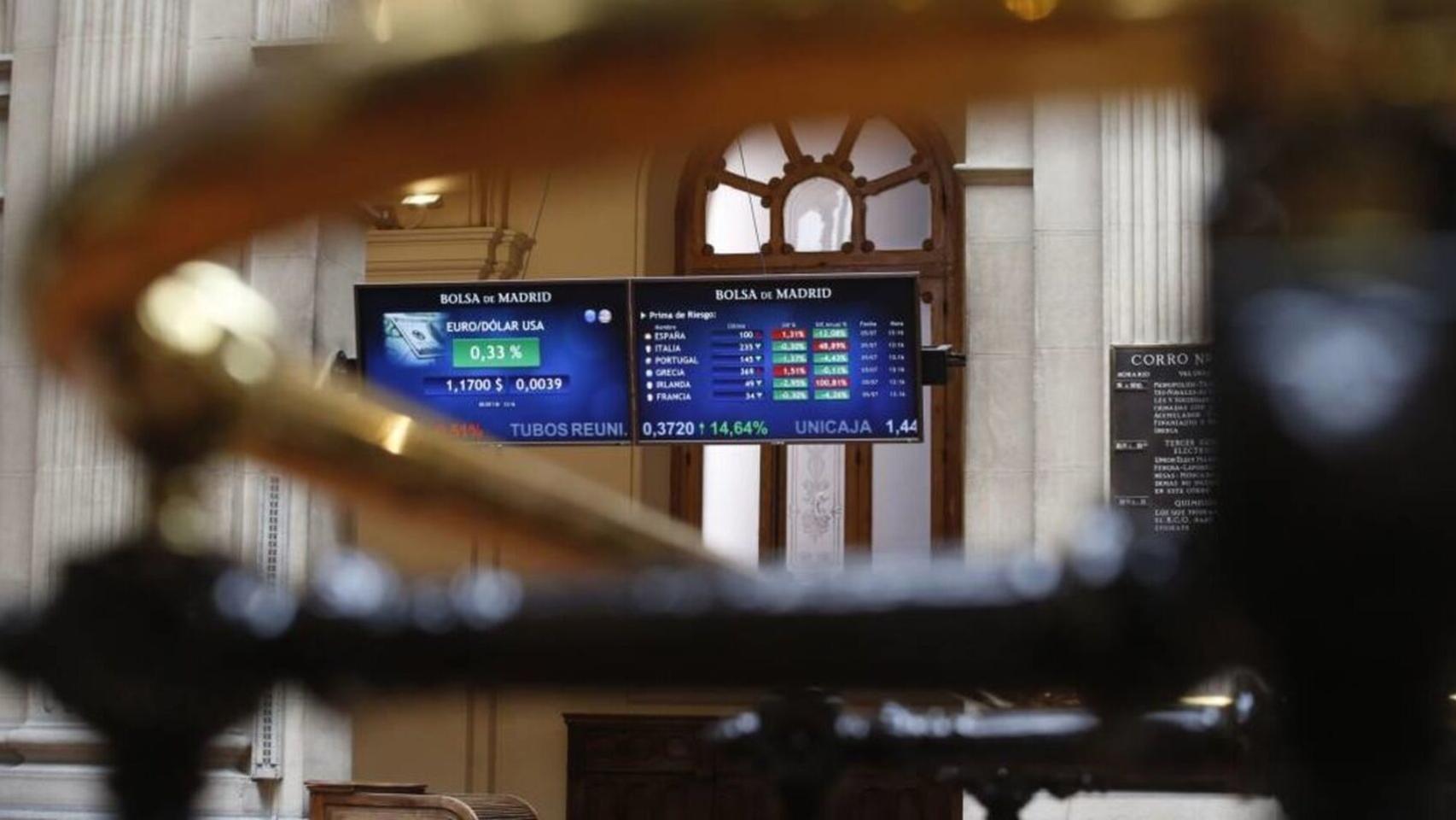 Bolsa de Madrid.