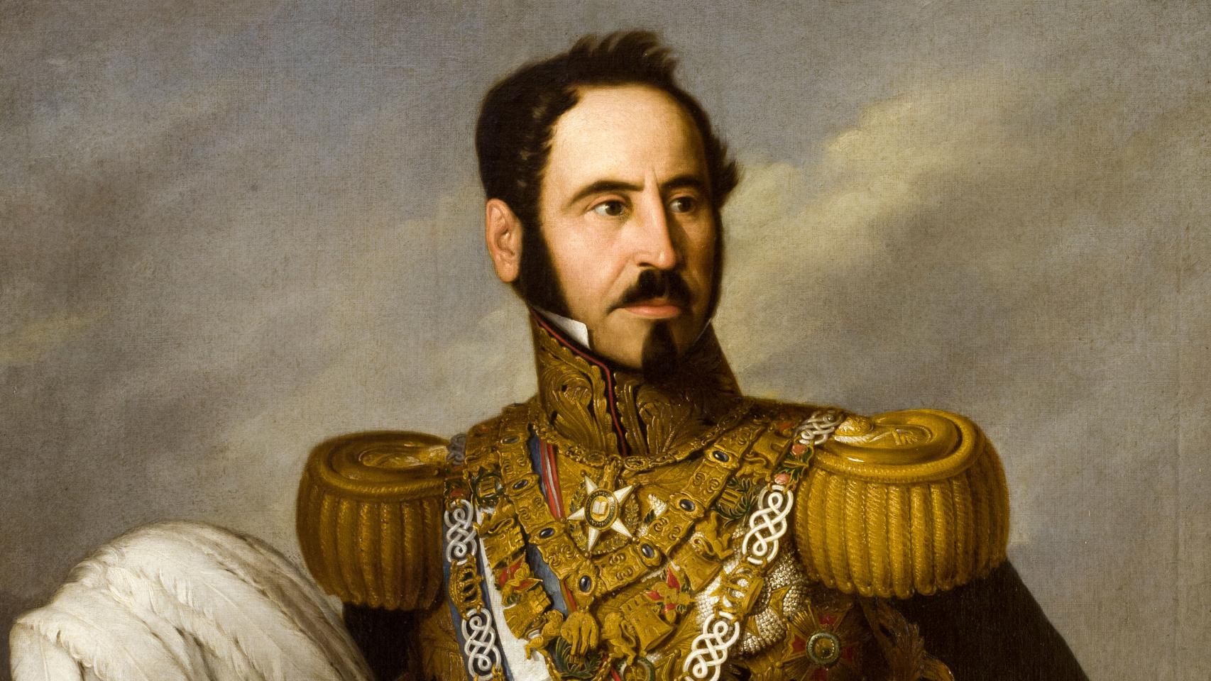 Retrato de Espartero pintado en 1841 por Antonio María Esquivel.