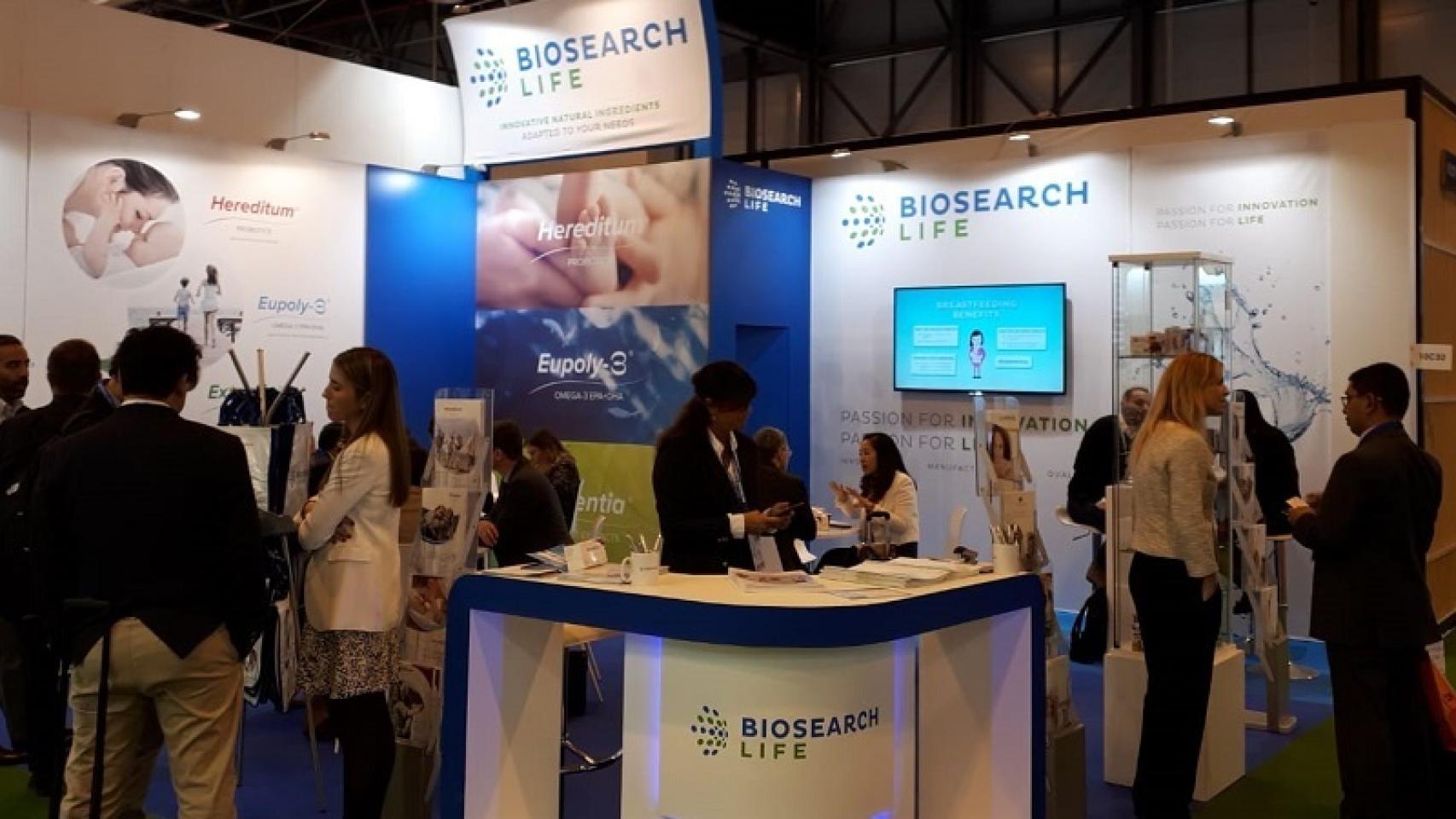 Una representación de Biosearch en una feria sectorial.