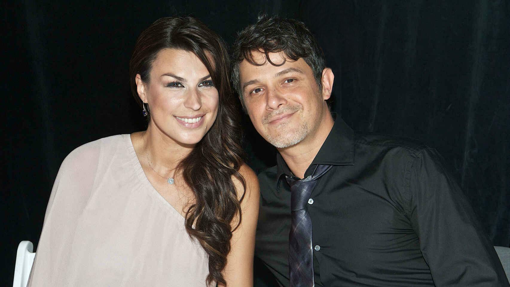 Raquel Perera y Alejandro Sanz, en una imagen de archivo.